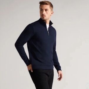 Ted Baker Navy Blue Pullover